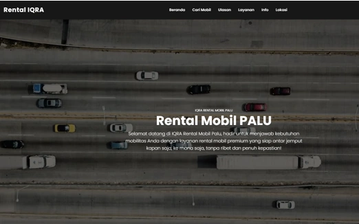 Rental Iqra interface